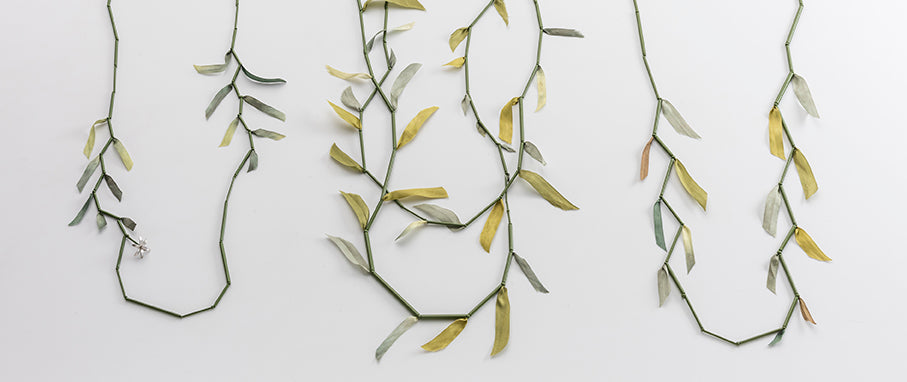 Grass and Vine necklaces