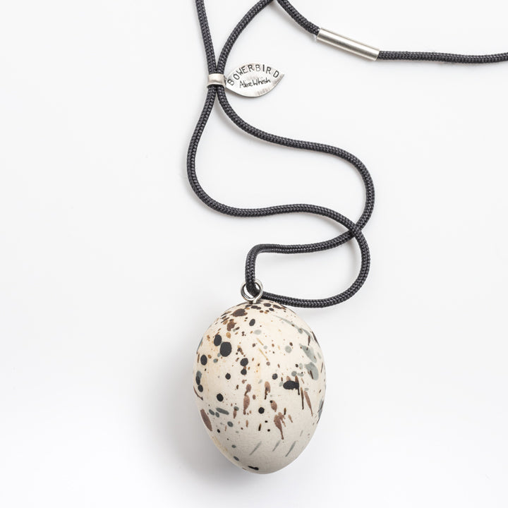 Bowerbird Egg Necklace