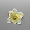 Brooch Yellow Lily