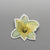 Brooch Yellow Lily 